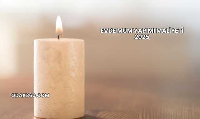 Evde Mum Yapımı Maliyeti 2025