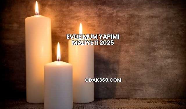 Evde Mum Yapımı Maliyeti 2025