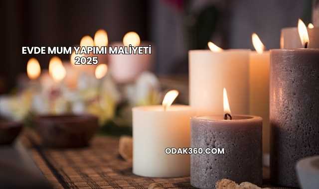 Evde Mum Yapımı Maliyeti 2025