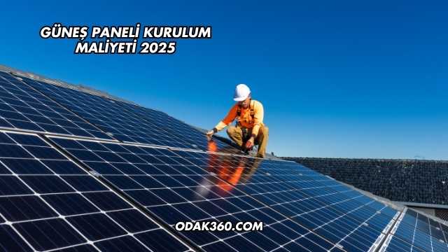 Güneş Paneli Kurulum Maliyeti 2025