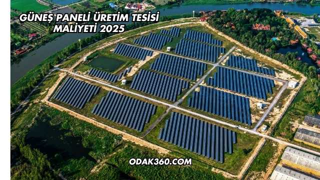 Güneş Paneli Üretim Tesisi Maliyeti 2025
