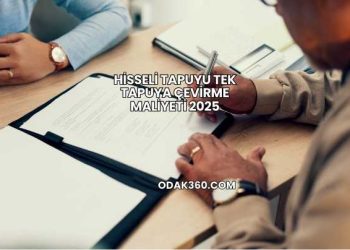 Hisseli Tapuyu Tek Tapuya Çevirme Maliyeti 2025