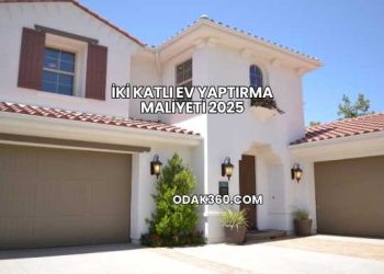 İki Katlı Ev Yaptırma Maliyeti 2025