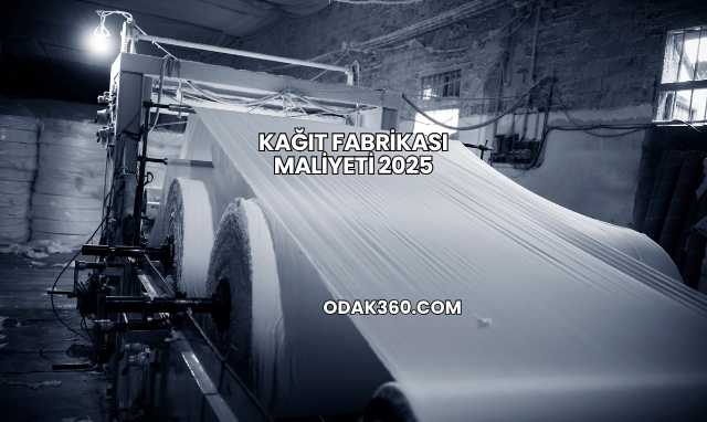 Kağıt Fabrikası Maliyeti 2025