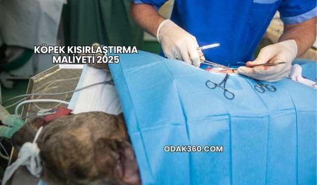 Köpek Kısırlaştırma Maliyeti 2025