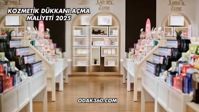 Kozmetik Dükkanı Açma Maliyeti 2025