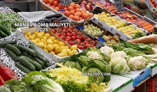 Manav Açma Maliyeti 2025