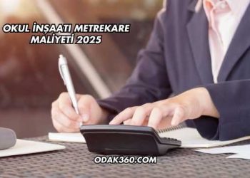 Okul İnşaatı Metrekare Maliyeti 2025