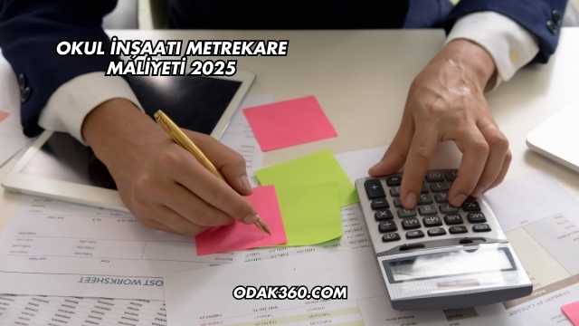 Okul İnşaatı Metrekare Maliyeti 2025