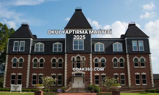 Okul Yaptırma Maliyeti 2025