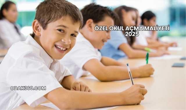 Özel Okul Açma Maliyeti 2025