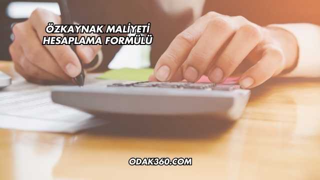 Özkaynak Maliyeti Hesaplama Formülü