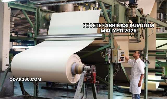Peçete Fabrikası Kurulum Maliyeti 2025