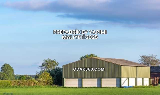 Prefabrik Ev Yapımı Maliyeti 2025