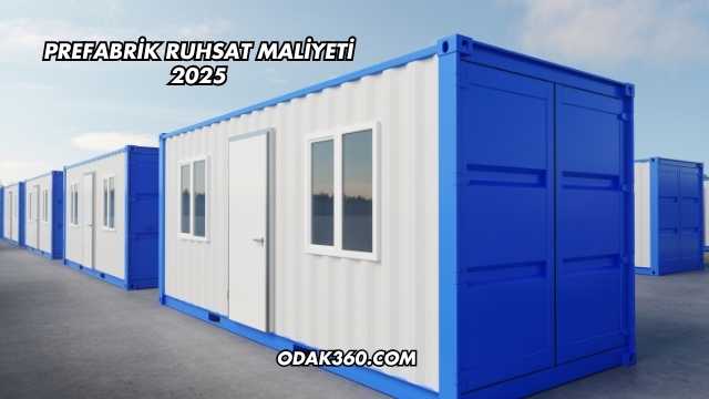 Prefabrik Ruhsat Maliyeti 2025