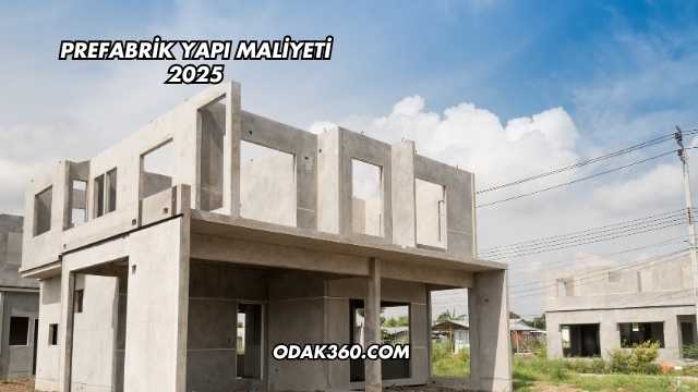 Prefabrik Yapı Maliyeti 2025