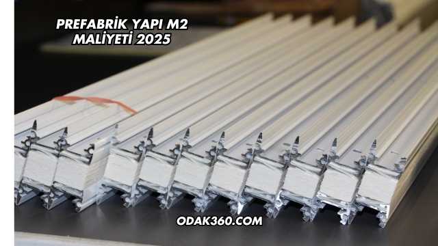 Prefabrik Yapı m2 Maliyeti 2025