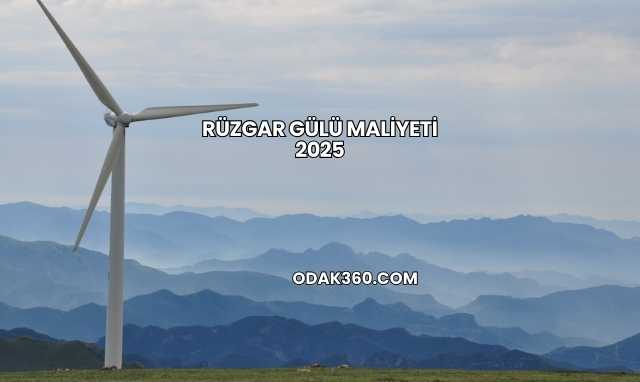 Rüzgar Gülü Maliyeti 2025