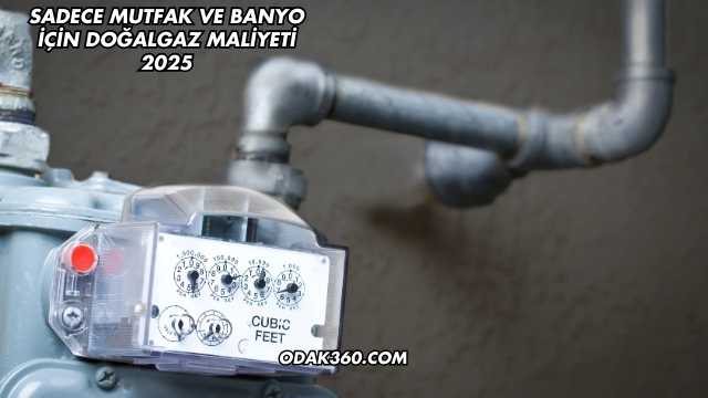 Sadece Mutfak ve Banyo İçin Doğalgaz Maliyeti 2025