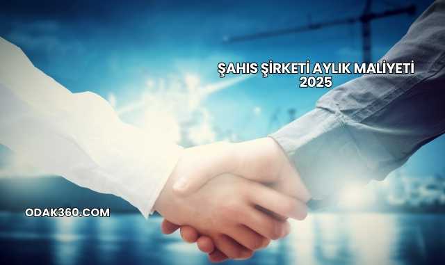 Şahıs Şirketi Aylık Maliyeti 2025