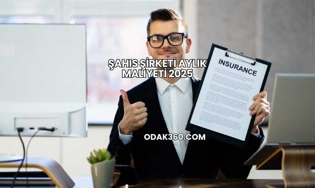 Şahıs Şirketi Aylık Maliyeti 2025