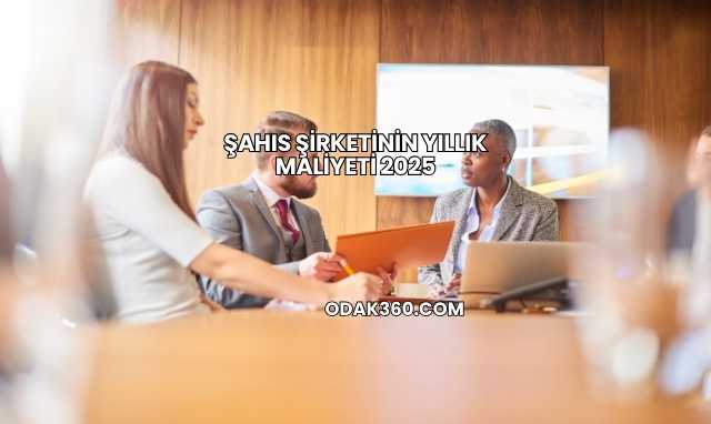 Şahıs Şirketinin Yıllık Maliyeti 2025