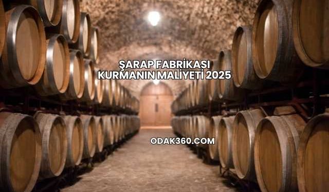 Şarap Fabrikası Kurmanın Maliyeti 2025