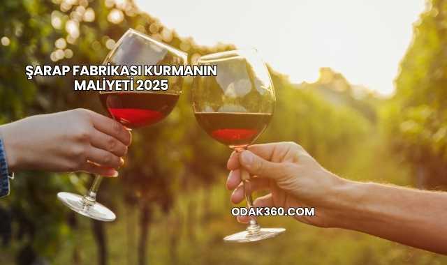 Şarap Fabrikası Kurmanın Maliyeti 2025