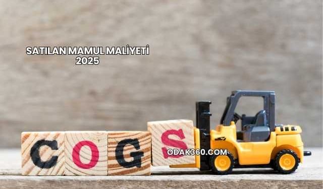 Satılan Mamul Maliyeti 2025
