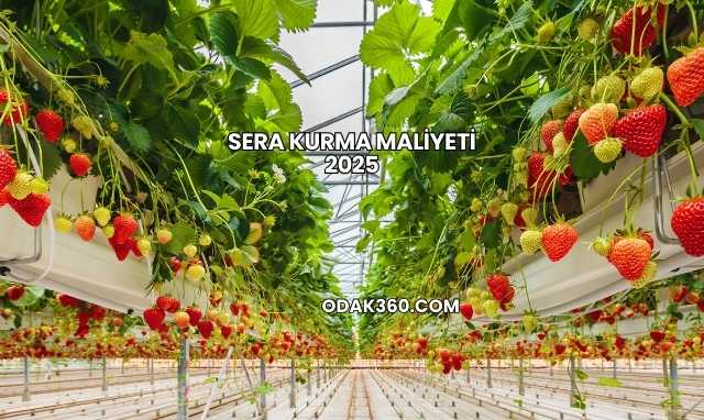 Sera Kurma Maliyeti 2025