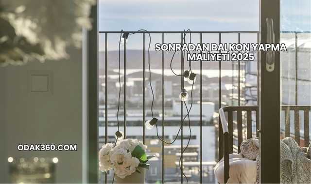 Sonradan Balkon Yapma Maliyeti 2025
