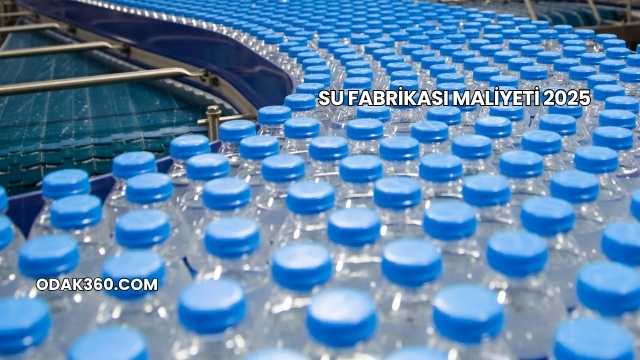 Su Fabrikası Maliyeti 2025