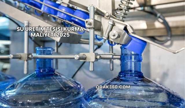 Su Üretim Tesisi Kurma Maliyeti 2025