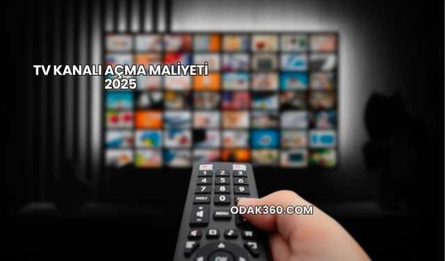 TV Kanalı Açma Maliyeti 2025