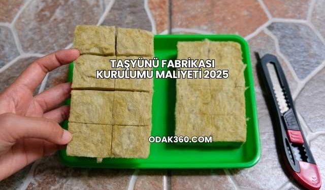 Taşyünü Fabrikası Kurulumu Maliyeti 2025