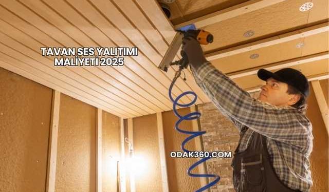 Tavan Ses Yalıtımı Maliyeti 2025