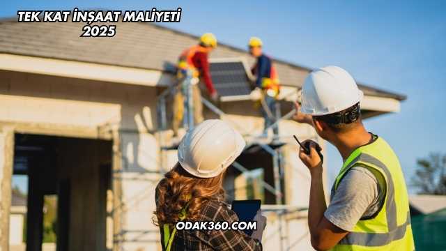 Tek Kat İnşaat Maliyeti 2025