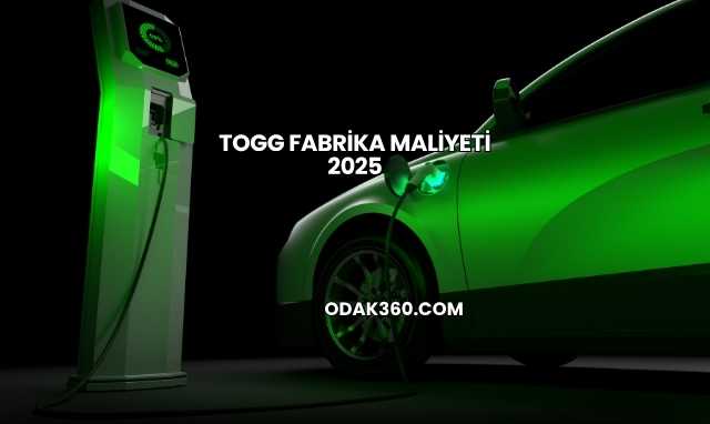 TOGG Fabrika Maliyeti 2025