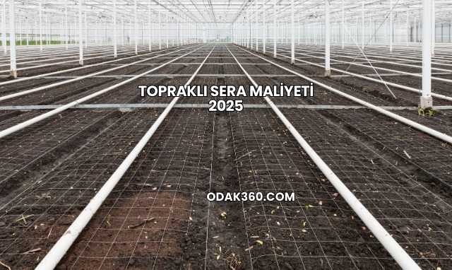 Topraklı Sera Maliyeti 2025