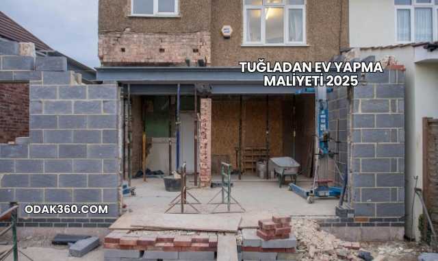 Tuğladan Ev Yapma Maliyeti 2025