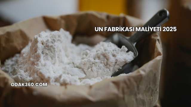 Un Fabrikası Maliyeti 2025