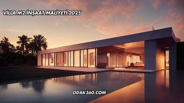 Villa M2 İnşaat Maliyeti 2025