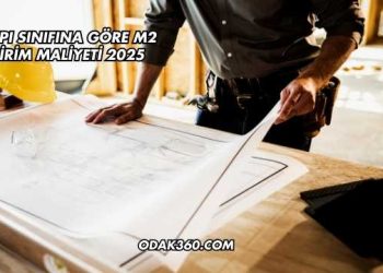 Yapı Sınıfına Göre m2 Birim Maliyeti 2025