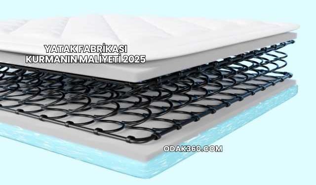 Yatak Fabrikası Kurmanın Maliyeti 2025