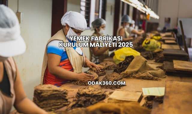 Yemek Fabrikası Kurulum Maliyeti 2025