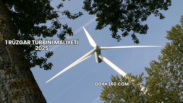 1 Rüzgar Türbini Maliyeti 2025