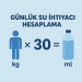 Günlük Su İhtiyacı Hesaplama