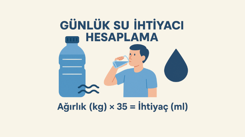 Günlük Su İhtiyacı Hesaplama