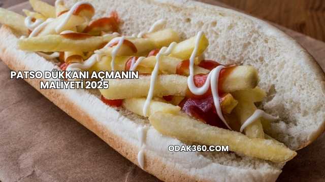 Patso Dükkanı Açmanın Maliyeti 2025