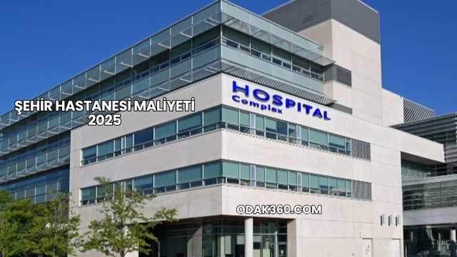 Şehir Hastanesi Maliyeti 2025